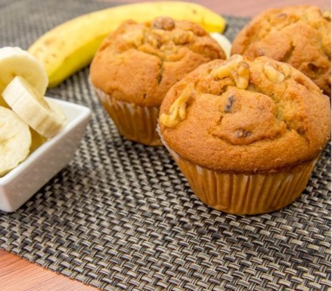 Banaan kokos muffin Banaan kokos muffin - lekker en gezond ontbijt recept