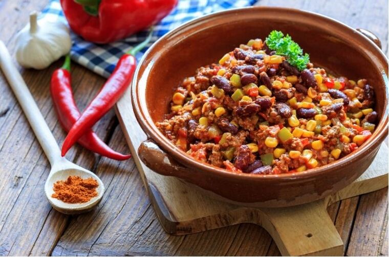 Chili con carne Recept gezonde chili con carne